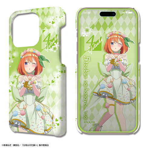 『五等分の花嫁∽』デザジャケット iPhone 14 Proケース&保護シート デザイン04(中野四葉/花の妖精ver.)【描き下ろし】